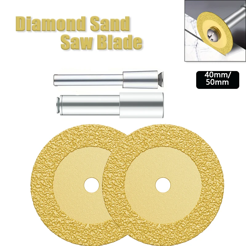 1set 40/50mm Mini Diamant Elektrische Schleifen Trennscheibe Legierung Sägeblätter für Metall Holzbearbeitung und Carving langlebig Power Tool