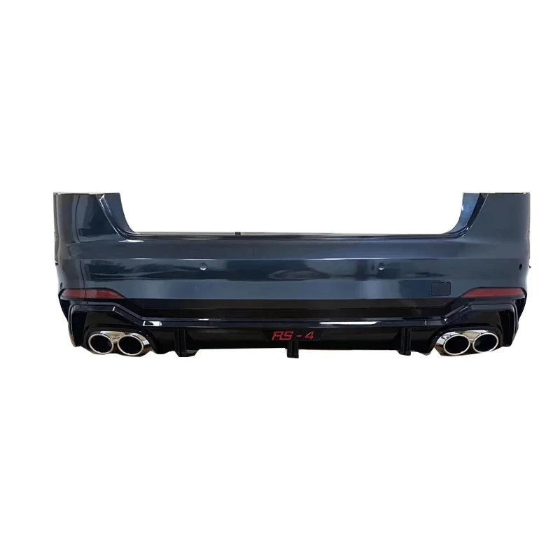 

ZAIQU Car Bodikits for A4 S4 B9 ABT Rear bumper with diffuser for A4 rearbumper S4 B9 2017 2018 2019