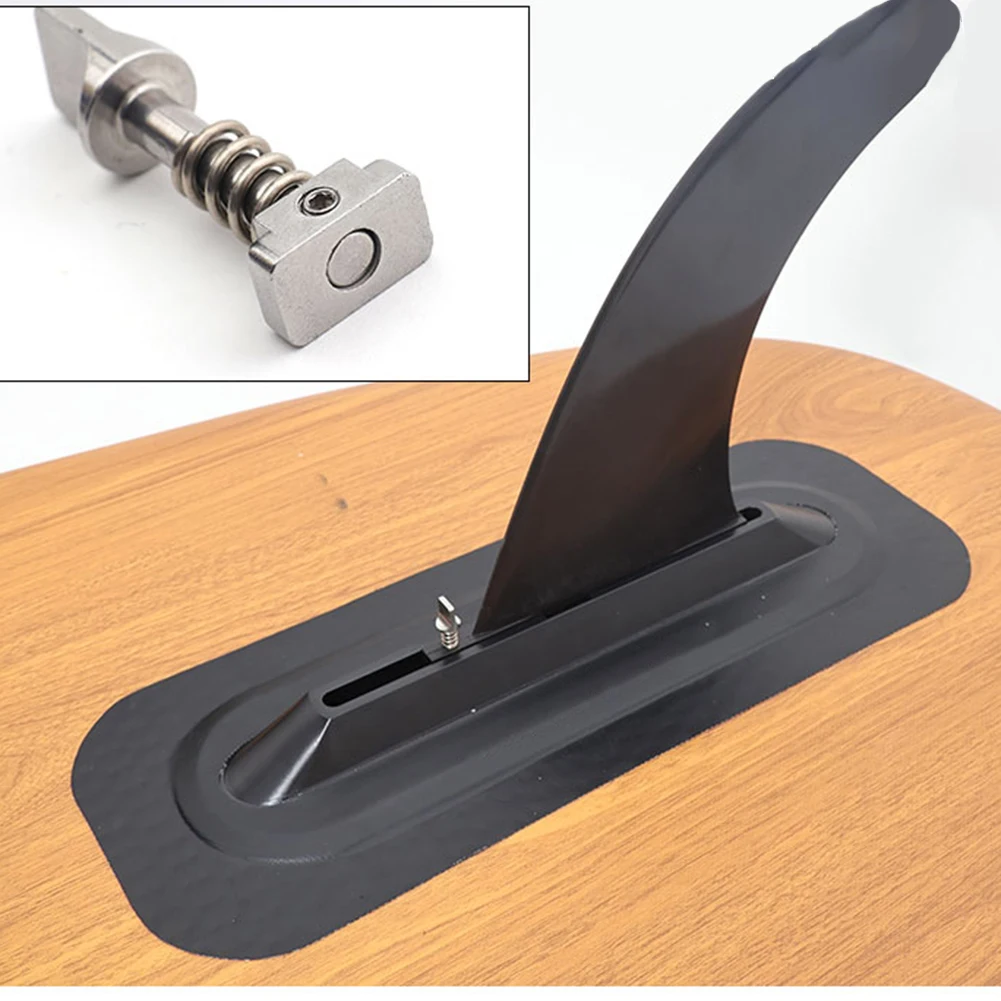 

1pc Quick Snap Set Fin Lock Stainless Steel Screws Surfing For Box Center Fins Surfboard Fins Standard Longboard Quick Snap Set