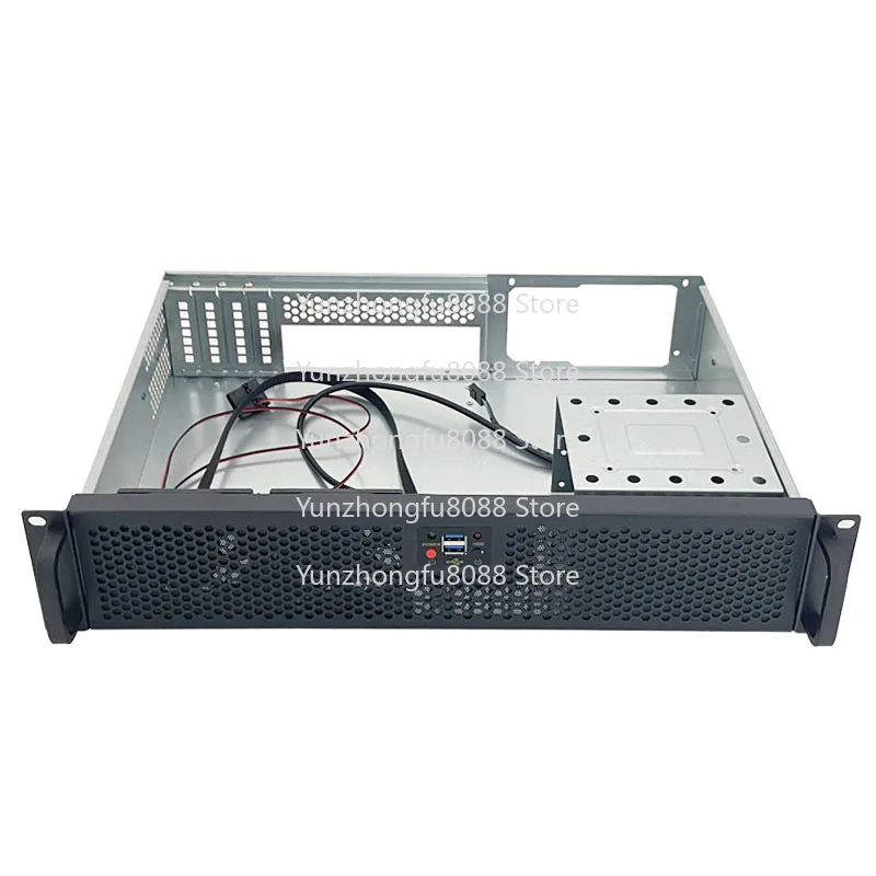 

2U-300 Industrial Control Chassis 30cm Deep Short Box Monitoring Video Recorder MATX Board Rack Server Chassis