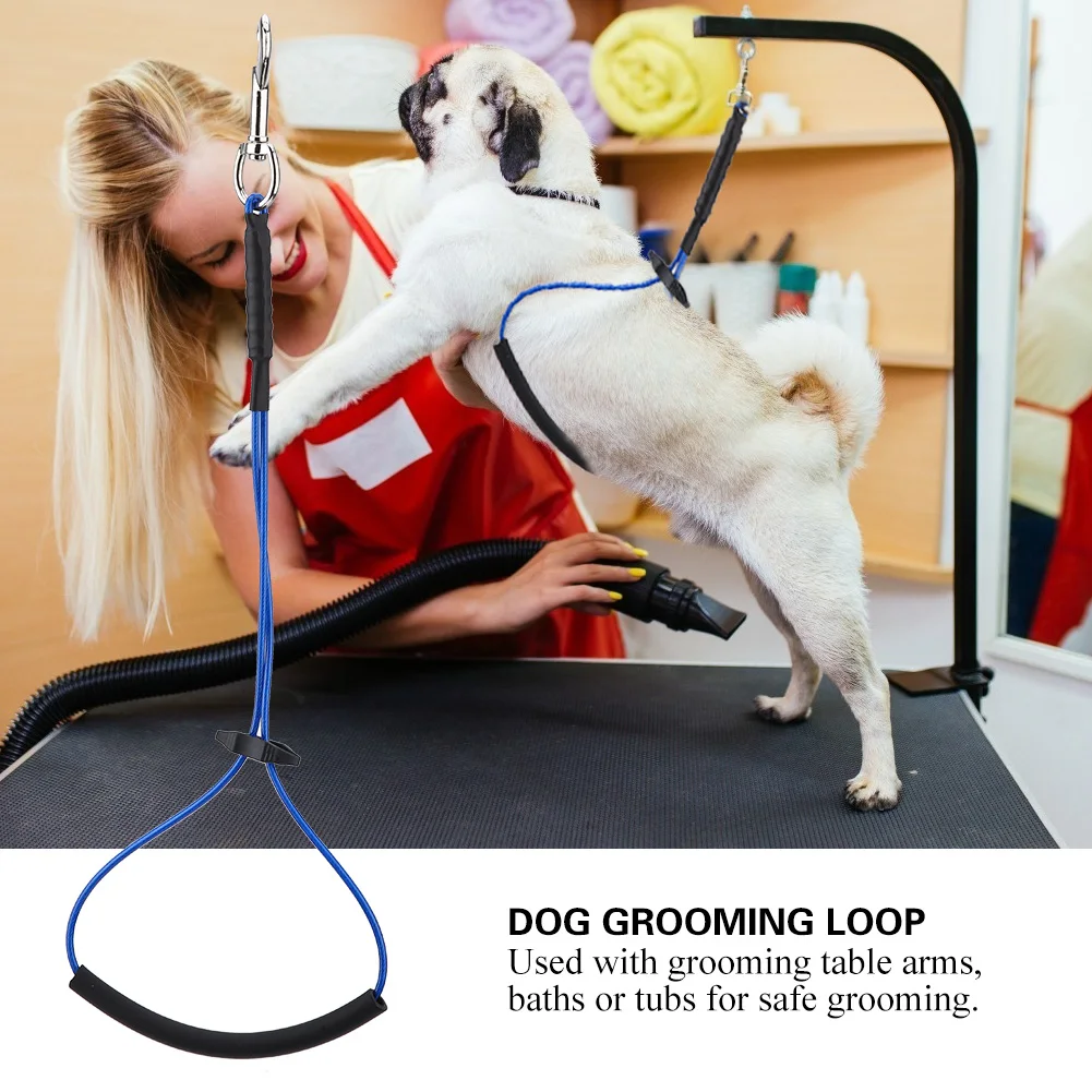 Dog Cat Grooming Single Noose Hoop For Pet Table Arm Bath Tub