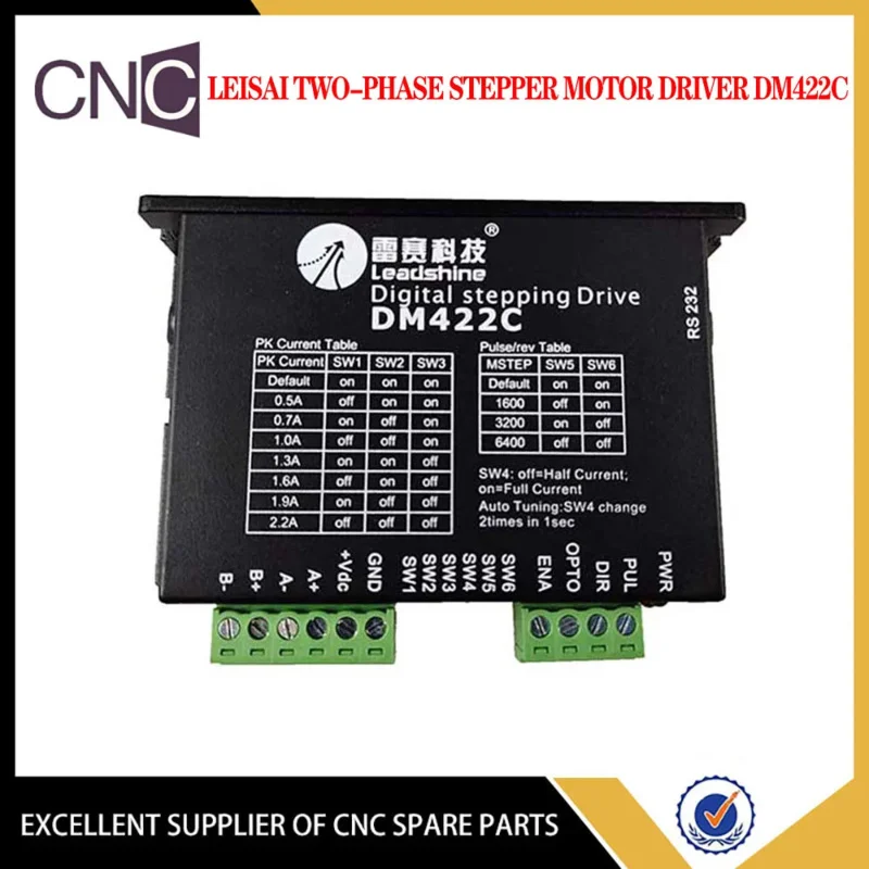 Leadshine DM422C Step Motor Driver two Phase Input Voltage 10-30V DC Current 0.5-3.5A For engraving machine CNC kit