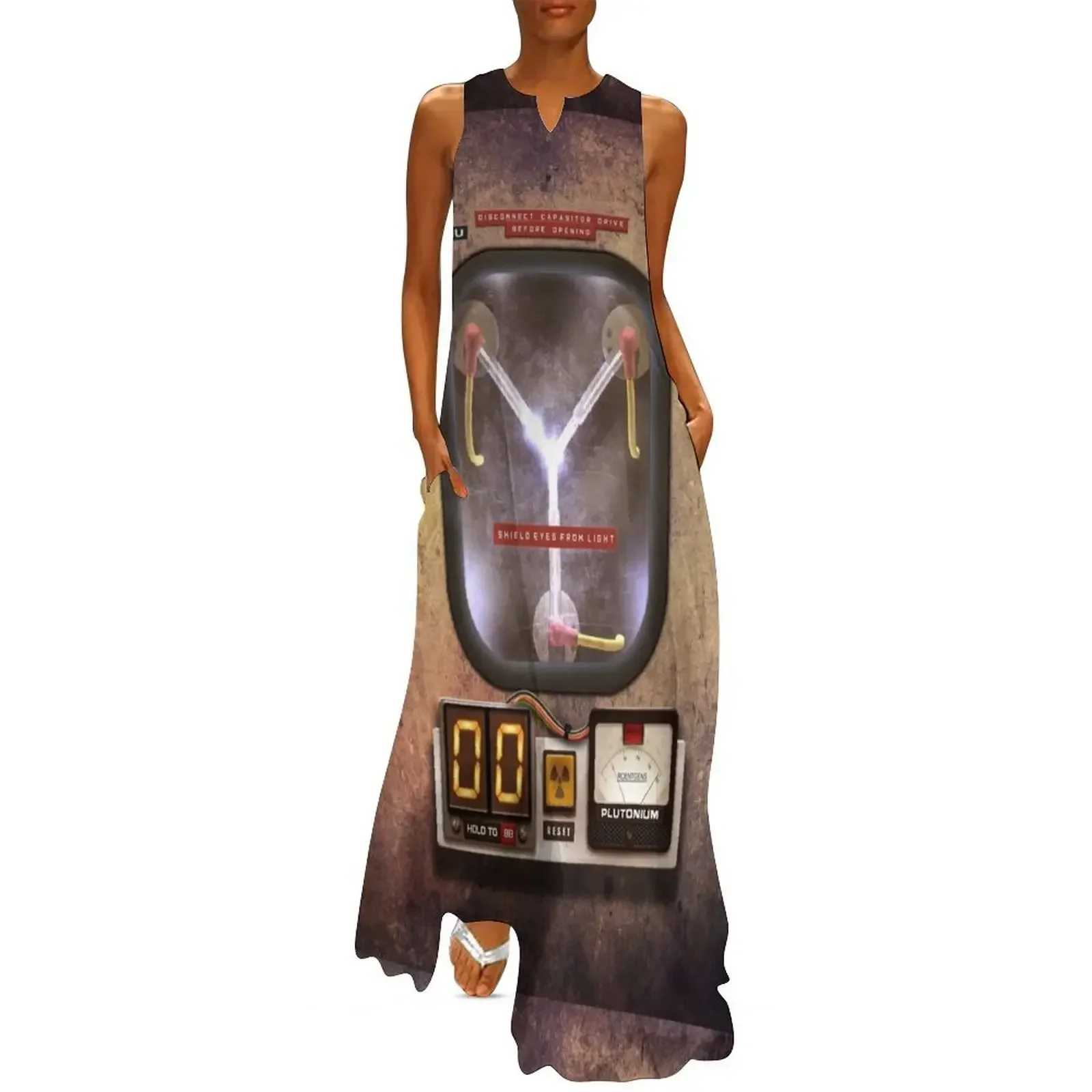 

Steampunk rustic Flux capacitor Long Dress luxury dresses prom dress 2025 womens clothing Dress