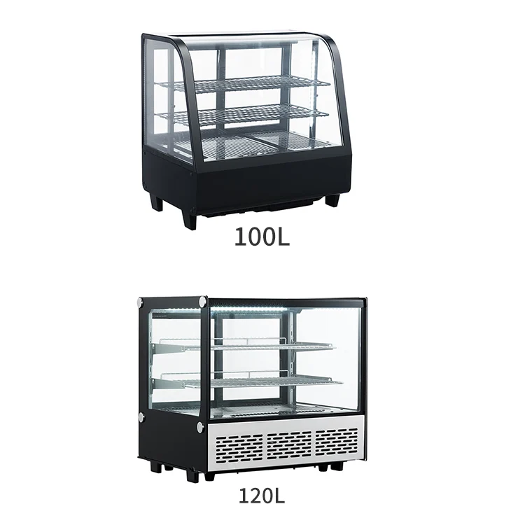 

Cake showcase counter bakery display small size buffet cooler commercial refrigeration equipment refrigerator XCW-120L