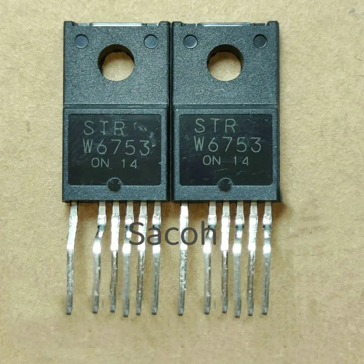 

Refurbished Original 10Pcs/Lot STRW6753 W6753 STRW6753F OR TRW6750 W6750 STRW6750F TO-220F-6 Flyback Switching Regulator