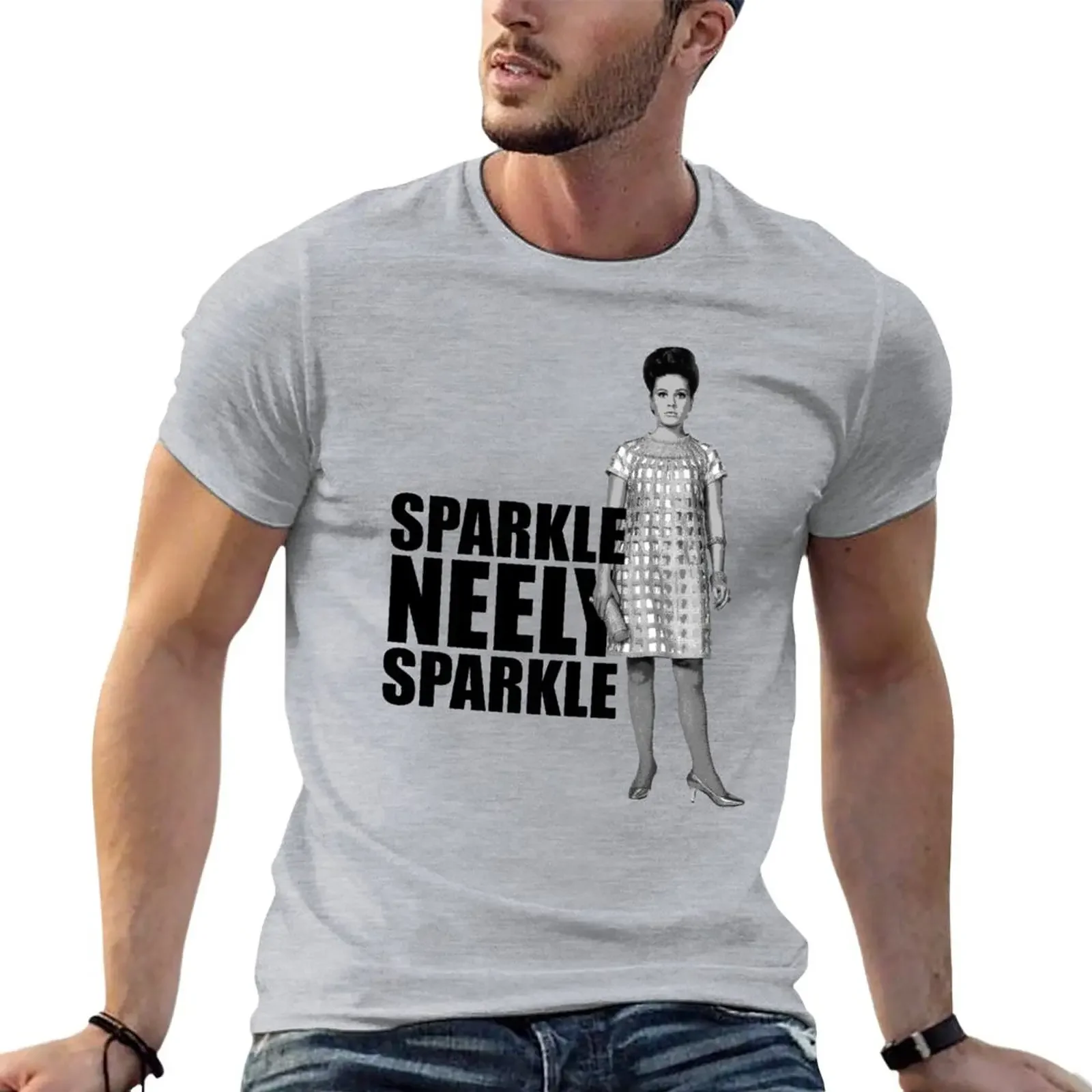 Sparkle Neely Sparkle Valley of the Dolls Black T-Shirt quick-drying plain cute tops mens big and tall t shirts