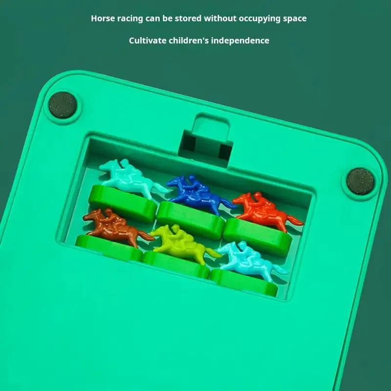 Jouet de course de chevaux sans bavure, jeu de société de course multi-cheval pour la famille et les amis, ensemble de jouets colorés pour jeu de soirée