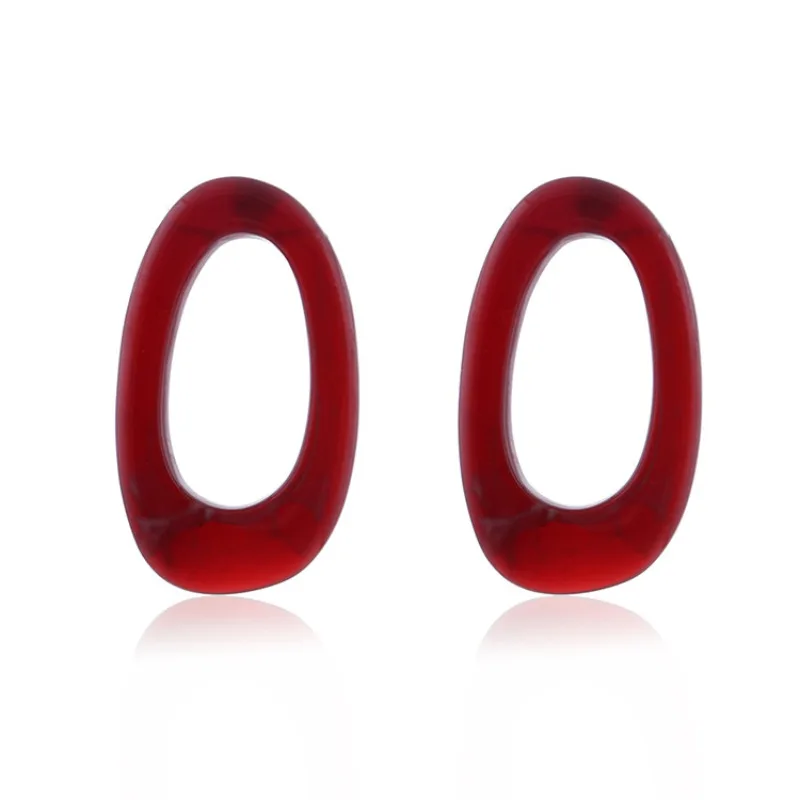 أقراط الصيف الهندسية، أقراط حمض الخليك، أقراط النسخة الكورية، مجوهرات جديدة لعام 2018، يتم إرسال قطعة واحدة على Behal #1