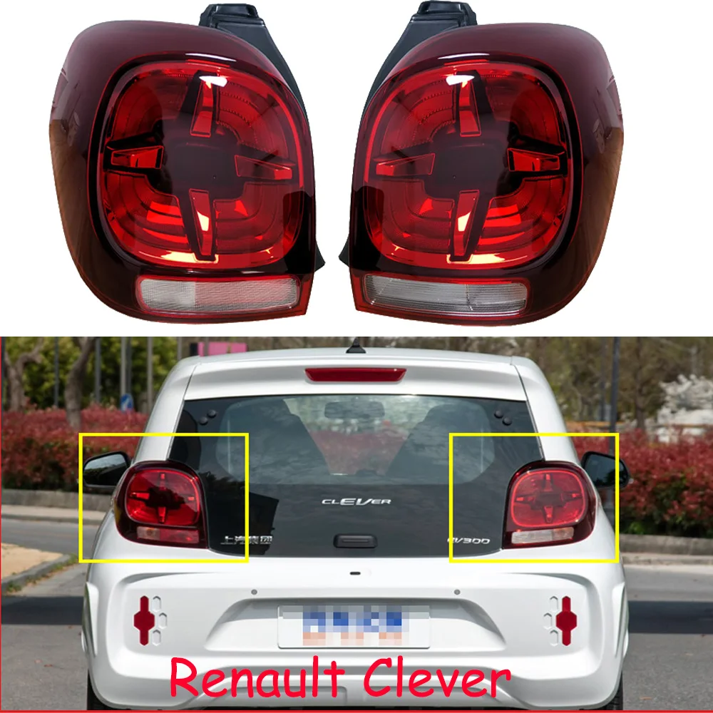 1pcs car bumper tail light for Renault Clever taillight Taillamp 2020~2023y car accessories for Renault Clever fog lamp