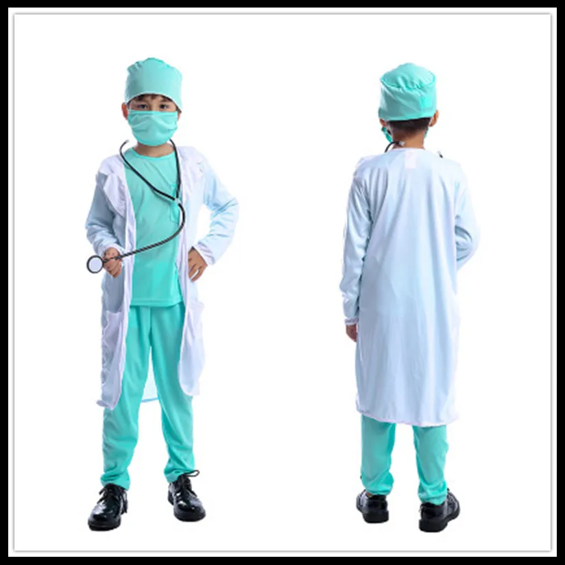 Kostium na Halloween o tematyce medycznej, strój lekarza męski, przebranie pielęgniarki, maska chirurgiczna, akcesoria, tradycyjna chińska opera...