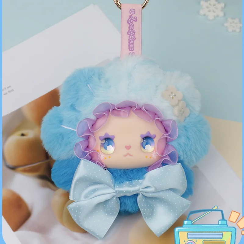 

Kawaii Прекрасная Эмма Новогодняя Цветочная Коллекция Виниловая Слепая Коробка Рюкзак Подвеска Коллекция Модель Настольный Орнамент Таинственная Коробка