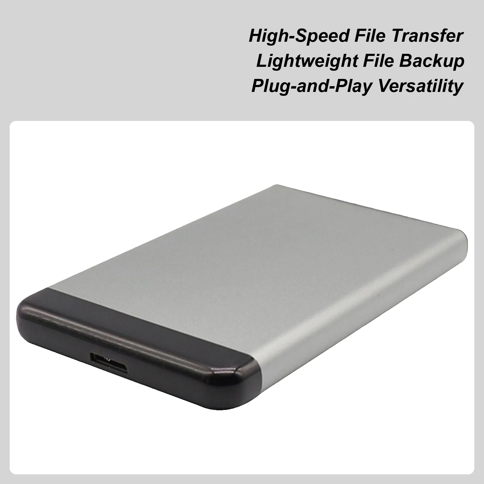 

Backup Drive 4TB Large Capacity Lightweight Ultra Slim External Hard Drive HDD USB 3.0 For Women Boys Girls Youth Teens Husband