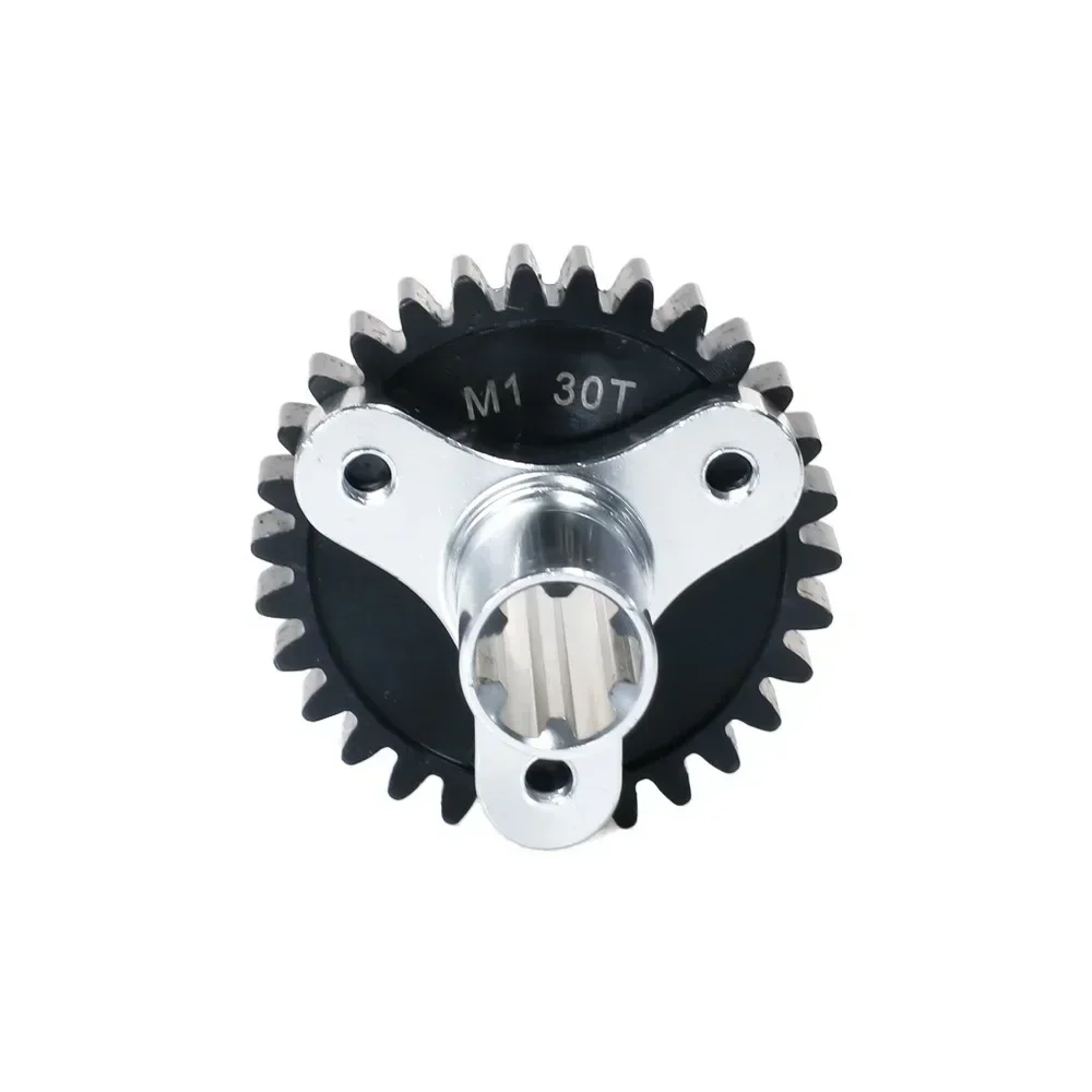 30T M1 45 #   เหล็ก Spur Gear พร้อมรองเท้าแตะคลัทช์สําหรับ ARRMA Typhon 3s BL 4x4 1/10 RC รถอะไหล่อัพเกรด