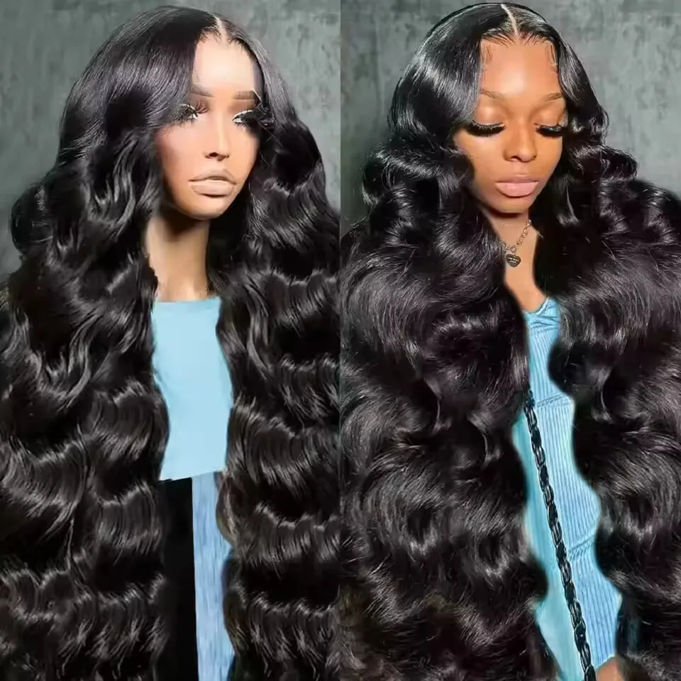 

Парик из натуральных волос Body Wave, 13X6, 13X4, HD Lace Frontal Wig, 48-52 дюйма, предварительно снятая линия роста волос, бразильский, 5x5 Lace Front, черные парики для женщин