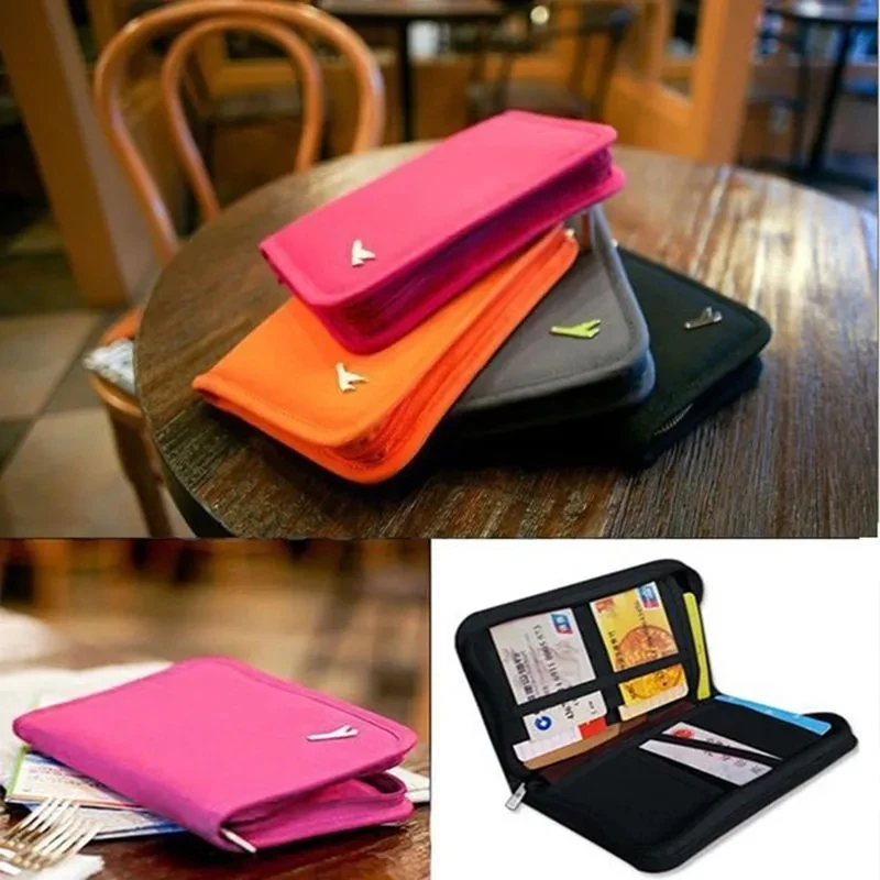 1PCS Non-woven Passport Cover Case Card Holder Travel Accessories Hand Carry Passport Business Cards Holder Wallet