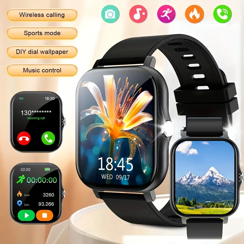 

Smartwatch 2025 reloj inteligente 1.91inch Display Bluetooth Call For Men Women Fitness Tracker Sports Smarthwhatch Android ios