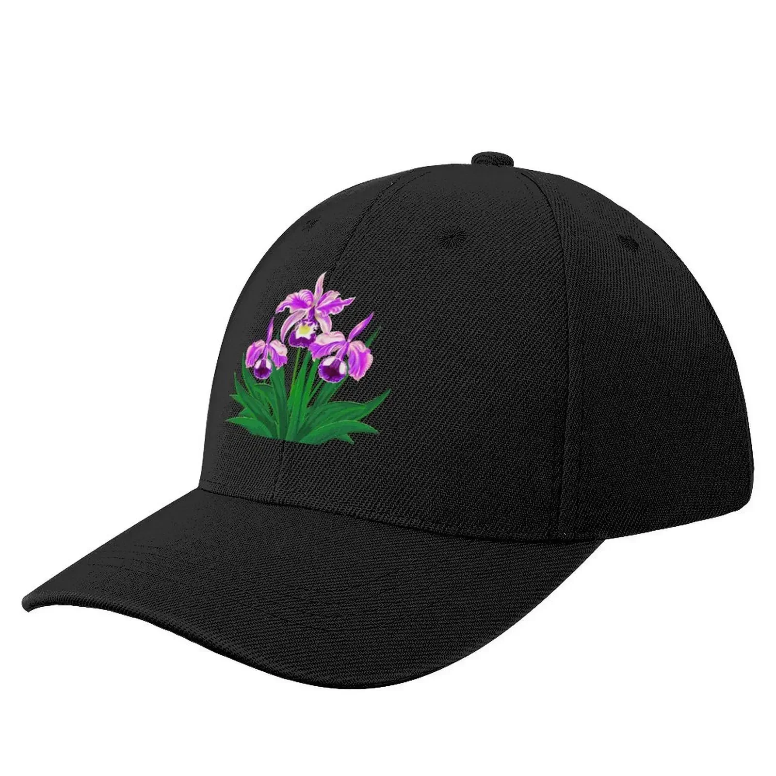 Wild Orchids - Light Purple Orchids and Foliage Baseball Cap tea Hat Golf Hat New Hat For Women Men's