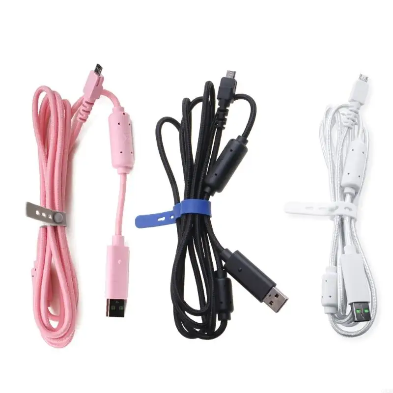 USB Cable Cord Wire Line Replacement for Wildcat / Raiju Gaming Controller Gamepad Black/White/Pink