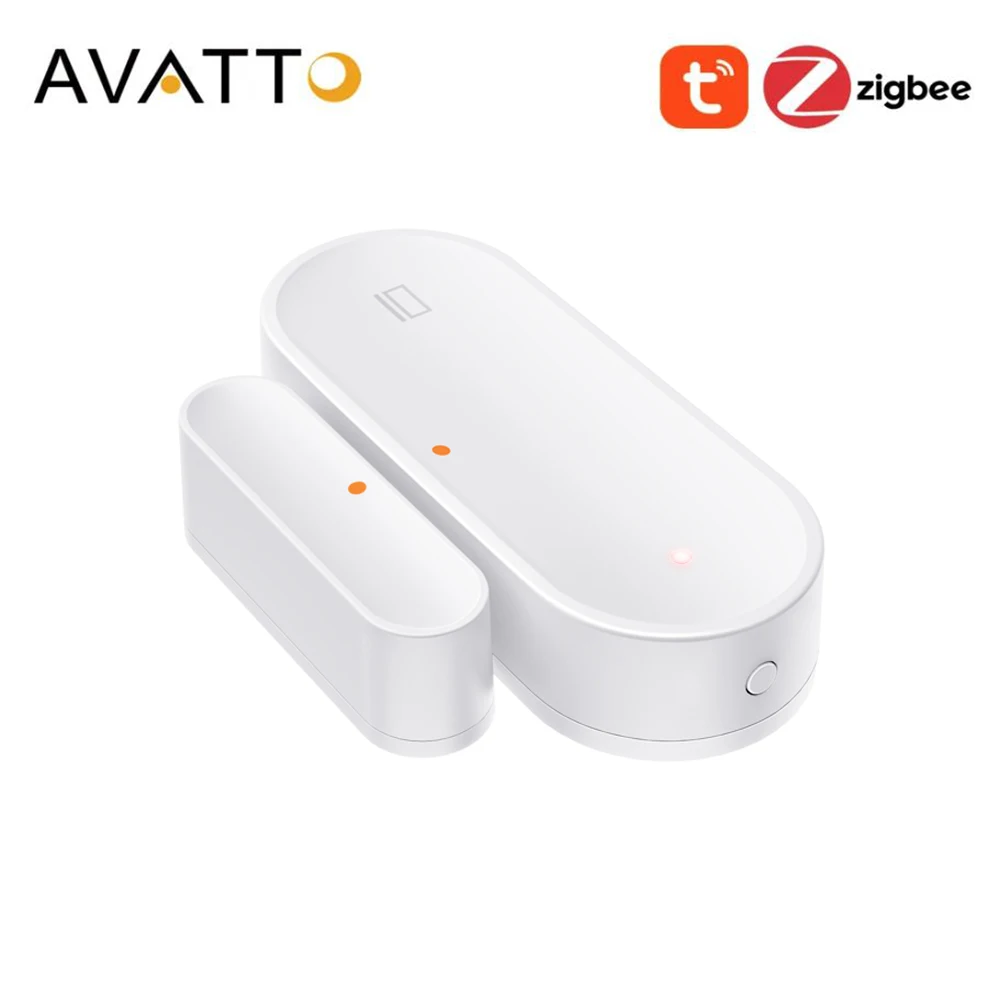 AVATTO Smart Door Sensor,Tuya Door Window Sensor Open Closed Alarm Detector Smart Life APP Remote Control