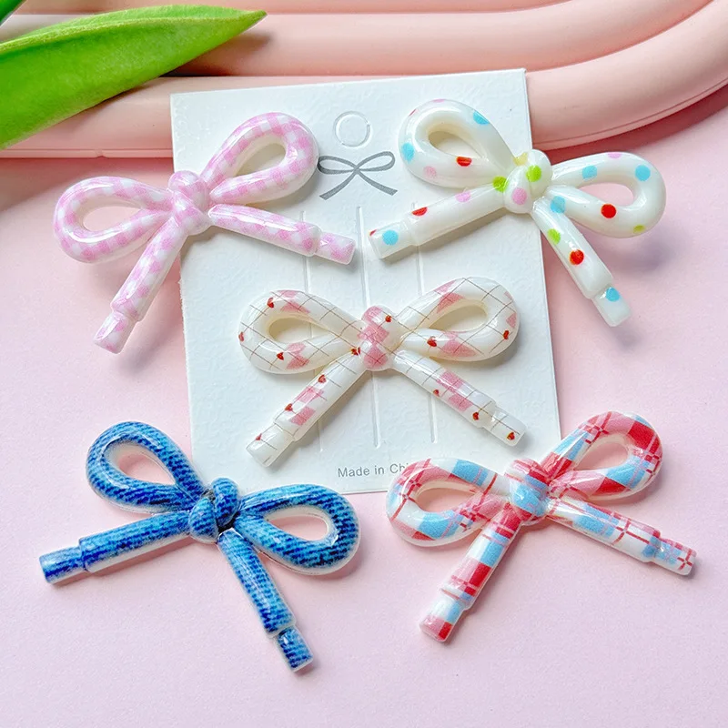 

5 шт., цветной кремовый клей, свежий макарон, бант, ювелирные аксессуары, сделай сам, повязка на голову, галстук-бабочка, аксессуары, материал, оптовая продажа