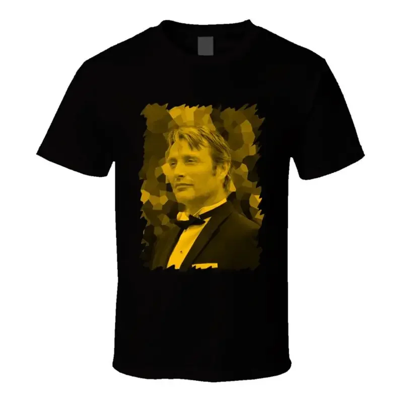 Mads Mikkelsen Neon Color T Shirt
