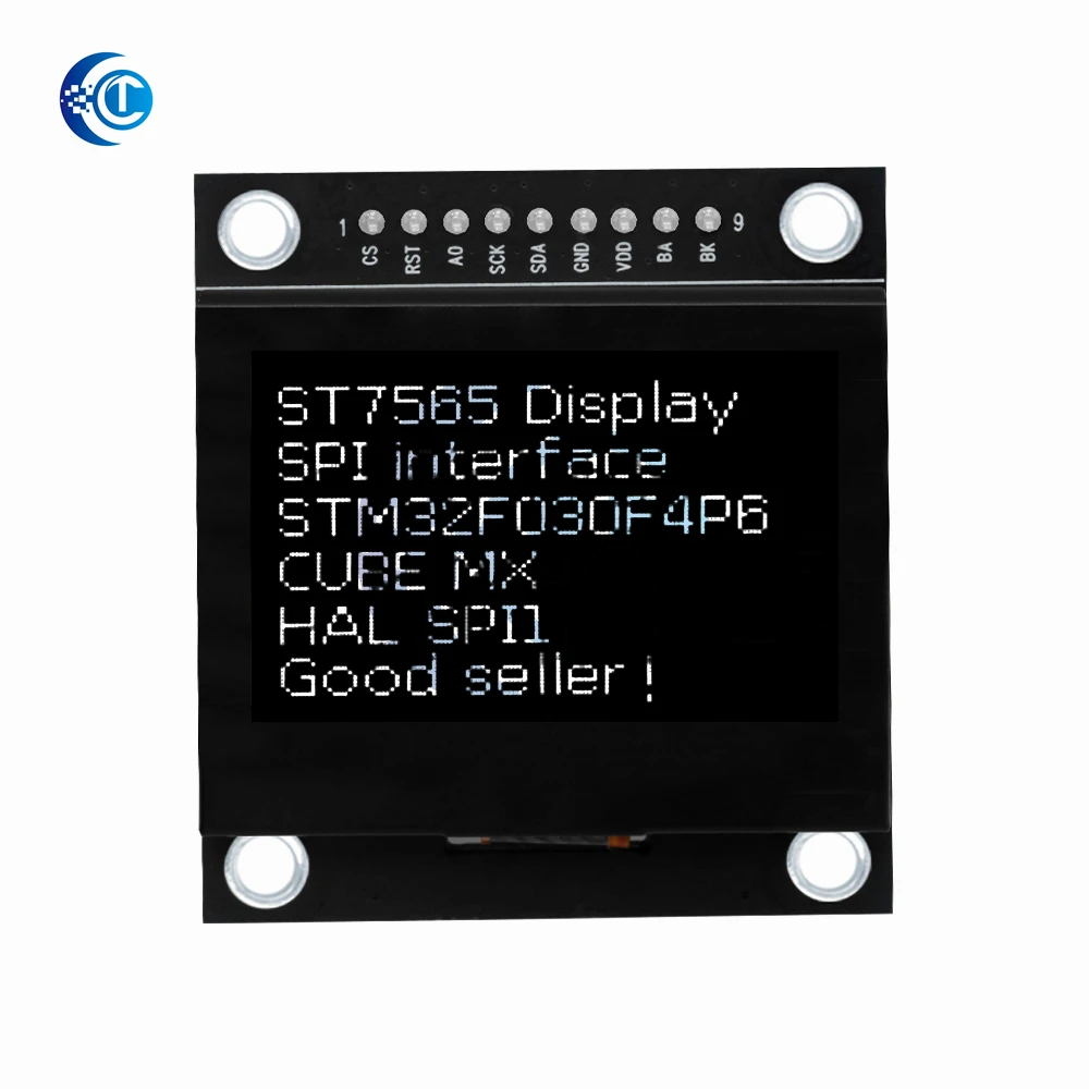 وحدة شاشة LCD12864-03A 12864: منفذ تسلسلي، واجهة SPI، إطار حديد - مثالية لـ Arduino