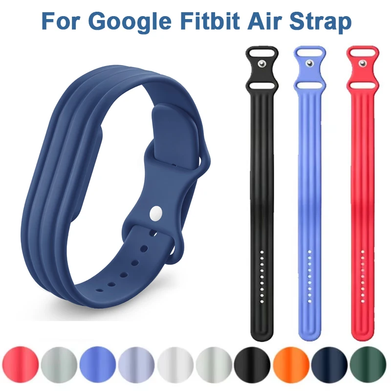 Sport-Silikonarmband für Google Fitbit Air, verstellbares Ersatzarmband für Fitbit Air Fitness Tracker-Armband, Uhrenarmbänder