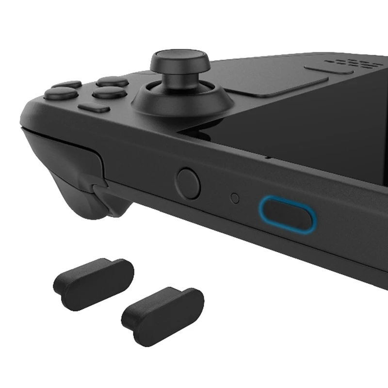 غطاء عصا الإبهام لوحدة التحكم في الألعاب ، ملحقات سطح البخار ، وحدة التحكم في الألعاب ، سدادة الغبار ، مجموعة واحدة