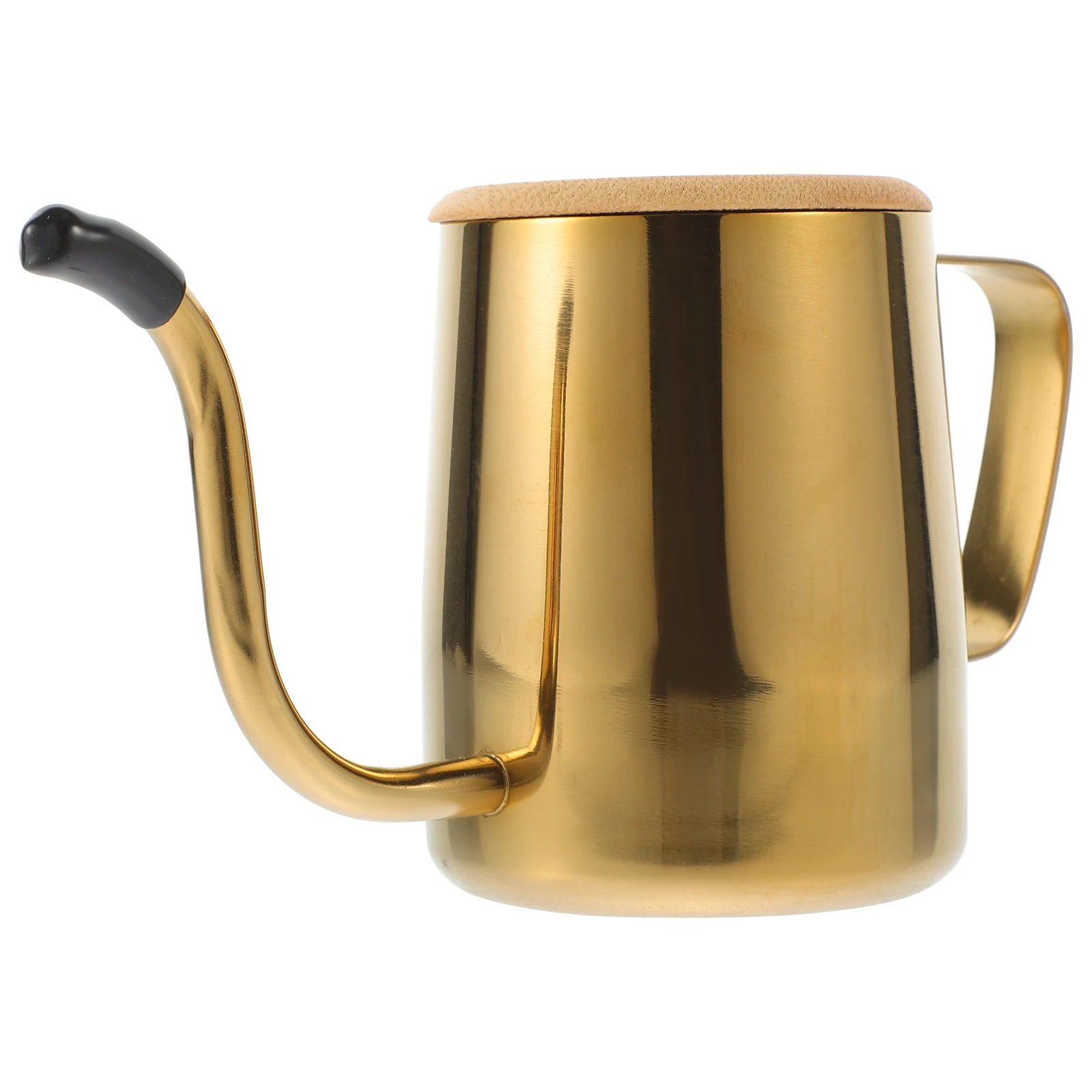 Teko Mulut Halus Ketel Teh Tahan Karat Tetes Leher Angsa Portabel Kantor Berkemah Serbaguna Fungsional Panas