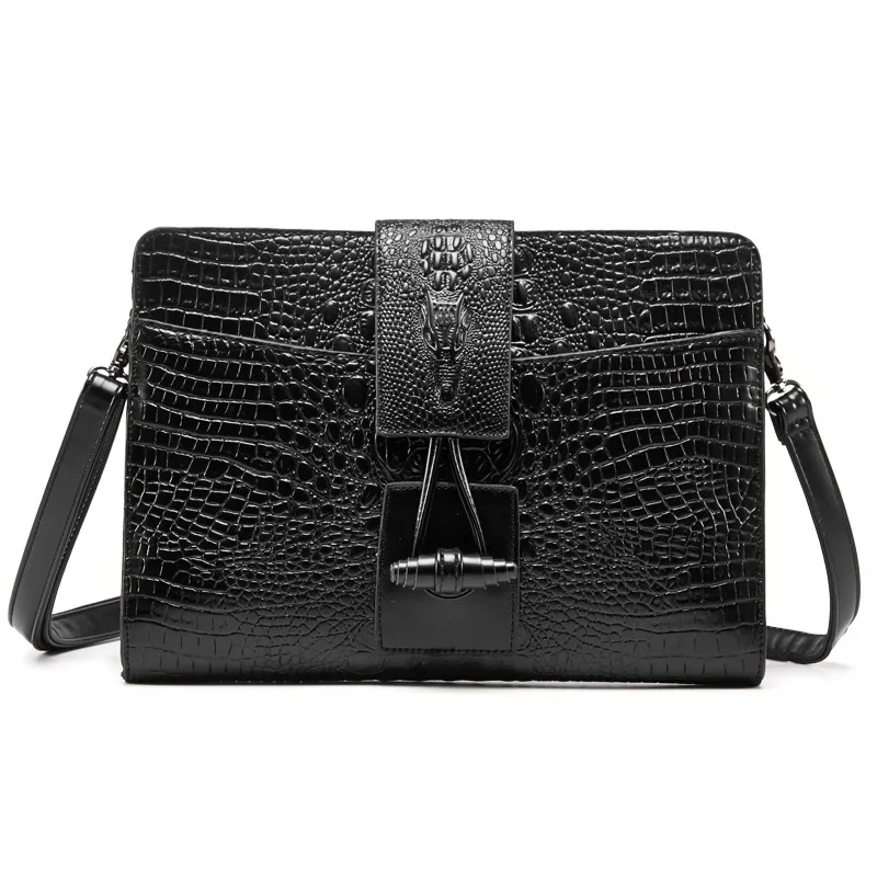 Vintage Crocodile Women Clutches PU Leather Shoulder Bag for Female Crossbody Bags Brand Design Ladies Envelope Clutch Bolsas