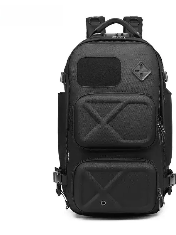 Business Commuter Backpack Large Capacity Men's Travel Laptop Bag Waterproof Hard  Multi-Compartment Youth Backpack