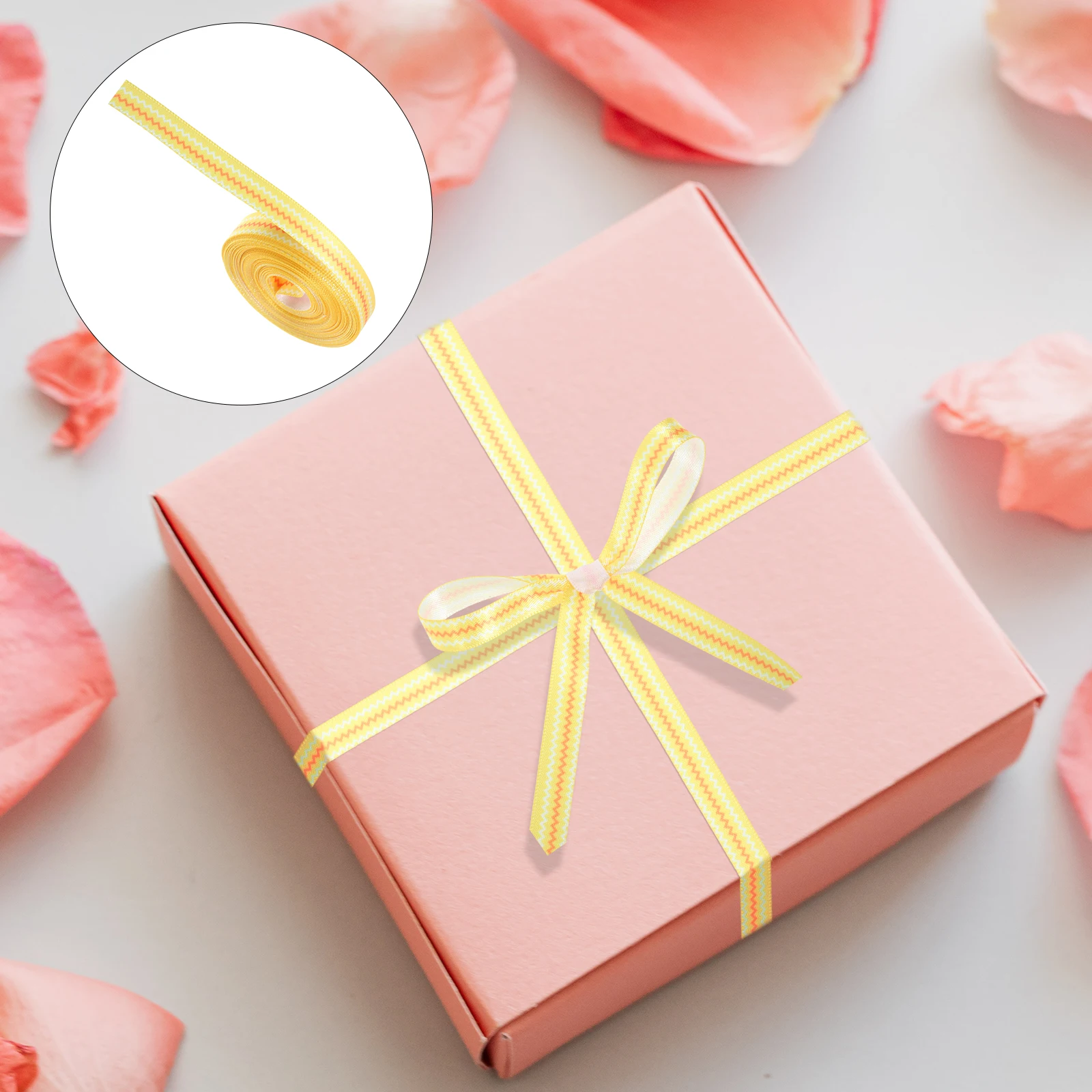 

Gift Packing Ribbon Decorative Festival Holiday Wired Bow Tie Ornament Flower Polyester Decoration