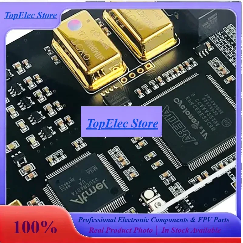 ToPESsDLHiFi Amanero Italian USB Interface Card Cpld DSD512 384k Dop128 AS318B 0.1ppm Coaxial Output I2S Signal Processing Spdif