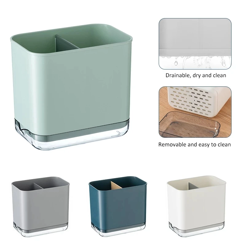 

Multifunctional Kitchen Tools Chopstick Spoon Storage Rack Drain Chopsticks Box Basket Cutlery Cage Tableware Holder Organizer
