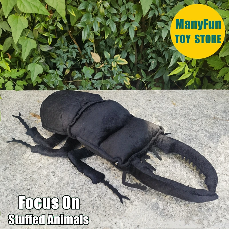 

Lifelike Chinese Stag Beetle Plush Toy, Dorcus Titanus Stuffed Animal, Flat Stag Beetle Plushie Simulation Doll Toy Gift