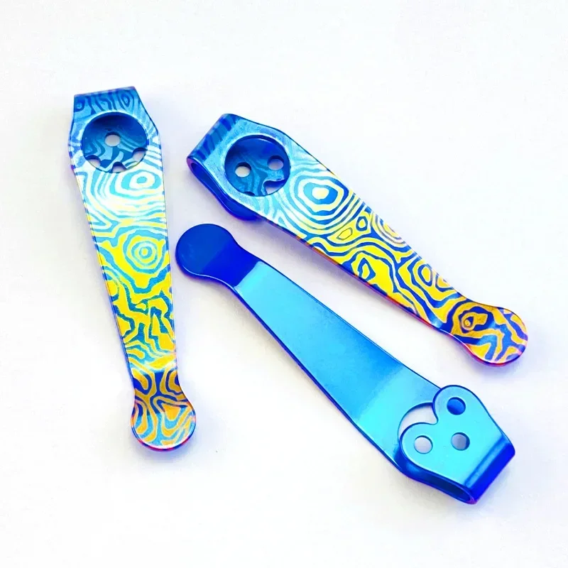 Couteau En Titane CNC Clip De Poche De Transport Profond Pour C11 C10 C81  Renovation Accessories