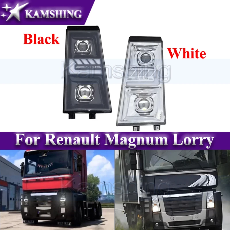 Kamshing LED Front Bumper Headlight For Renault Magnum Lorry Head Lamp Head Light Headlamp