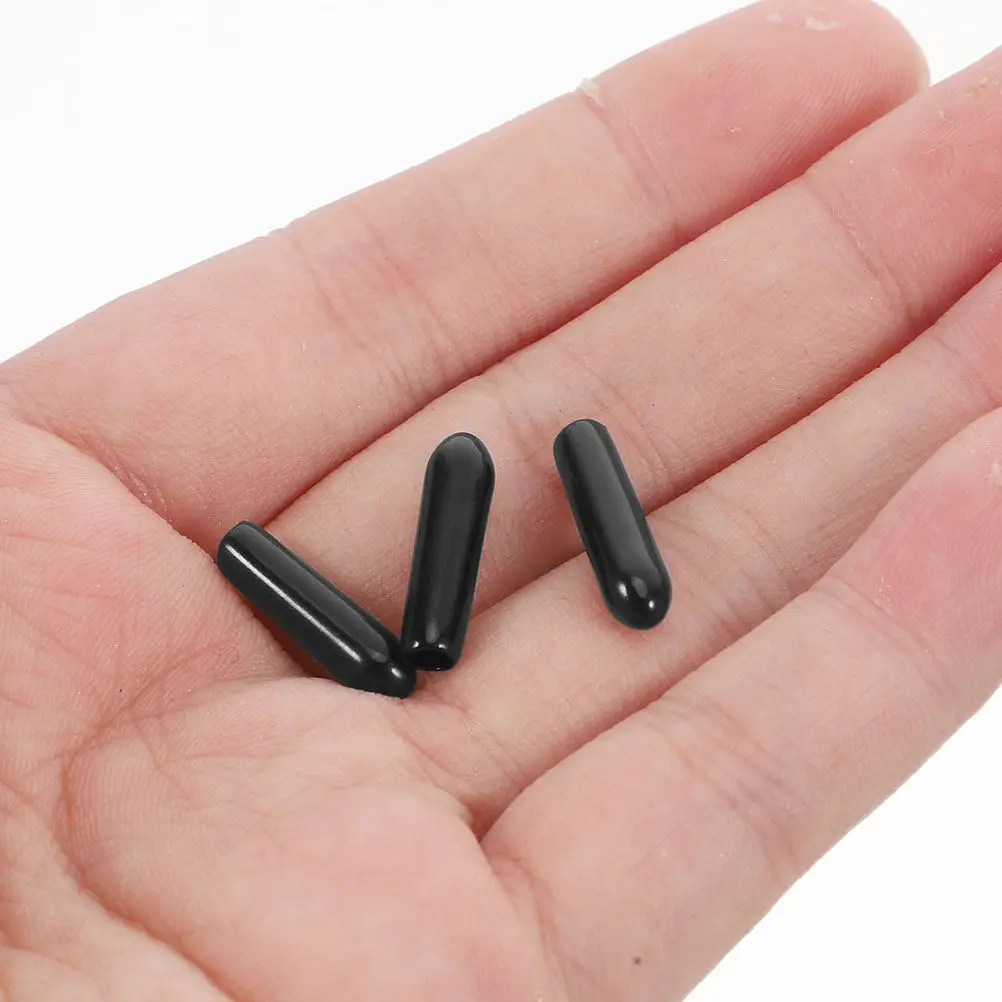 600Pcs PVC Insulation Caps Threaded End Cap Nut Protection Flexible Bolt Screw Protector Caps Metal Rod Fastener Covers Home