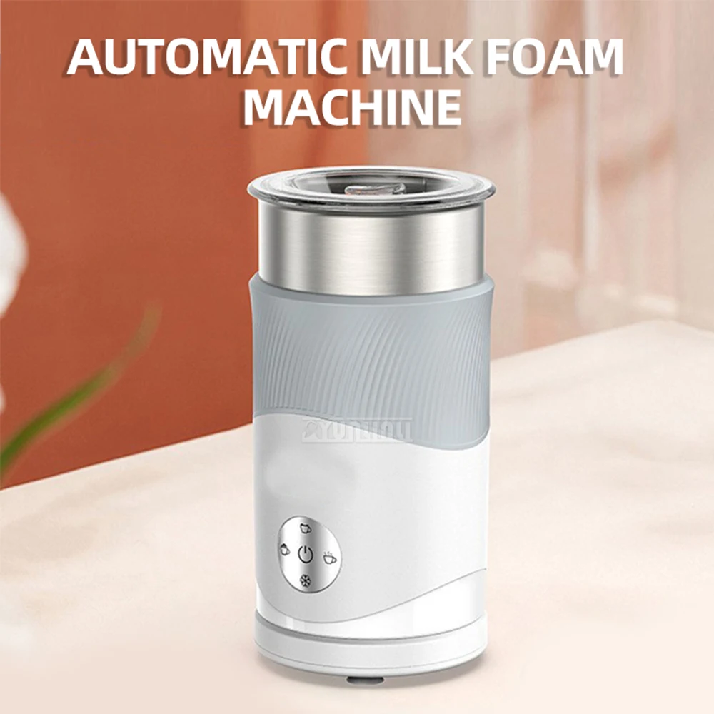 350ml Batedor De Leite Espuma Automatic Milk Foamer Multifunction Cold/Hot Dual Effect Electric Milk Frother Separate Mixer