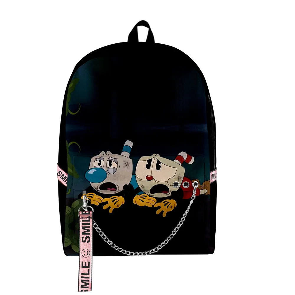 Hip Hop Popular The Cuphead Show 3D Print Student School Bags Unisex Oxford Waterproof Notebook multifunction Travel Backpacks