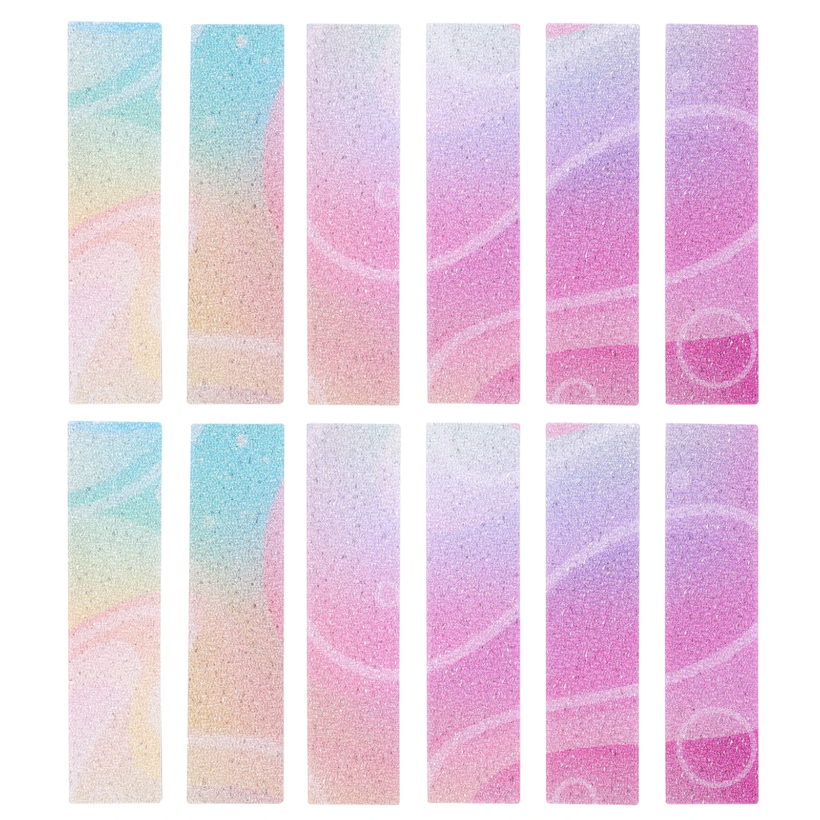 

12 Pcs Anxiety Relief Stickers Sensory Strips One Piece Decorative Calming Textures Tomorrow