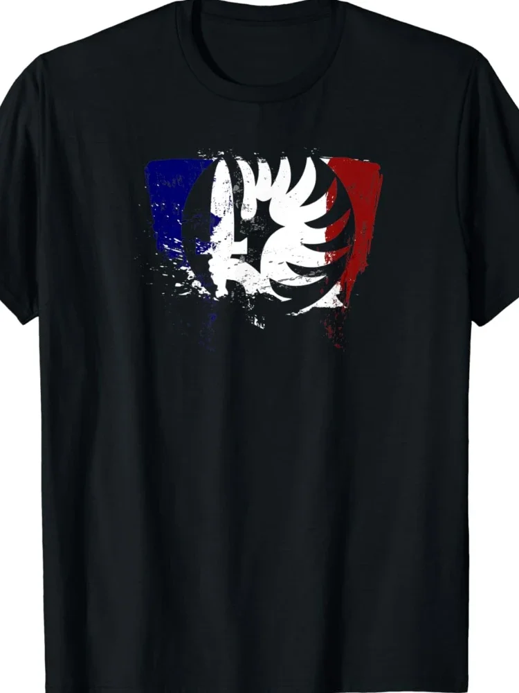 Legion Étrangère De La France - Logo De Parachute T-Shirt Short Sleeve Casual 100% Cotton T Shirt