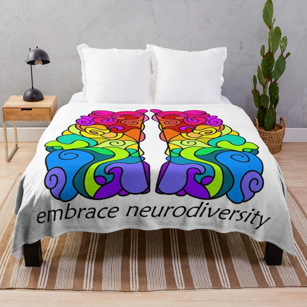 

Neurodiversity Throw Blanket Sofa Throw Custom Thermals For Travel Beach Blankets