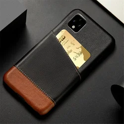Pixel 4 XL Case Mixed Splice PU Leather Credit Card Cover For Google Pixel 4 5 4A 5A 6A 6 7 Pro Pixel4 Pixel5 Pixel6 Pixel7