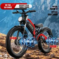 DUOTTS N26 E Bike 1500W Dual Motor 48V20AH Battery Snow Electric Bicycle Hydraulic shock 26*4.0 Fat Tire Electric Bike