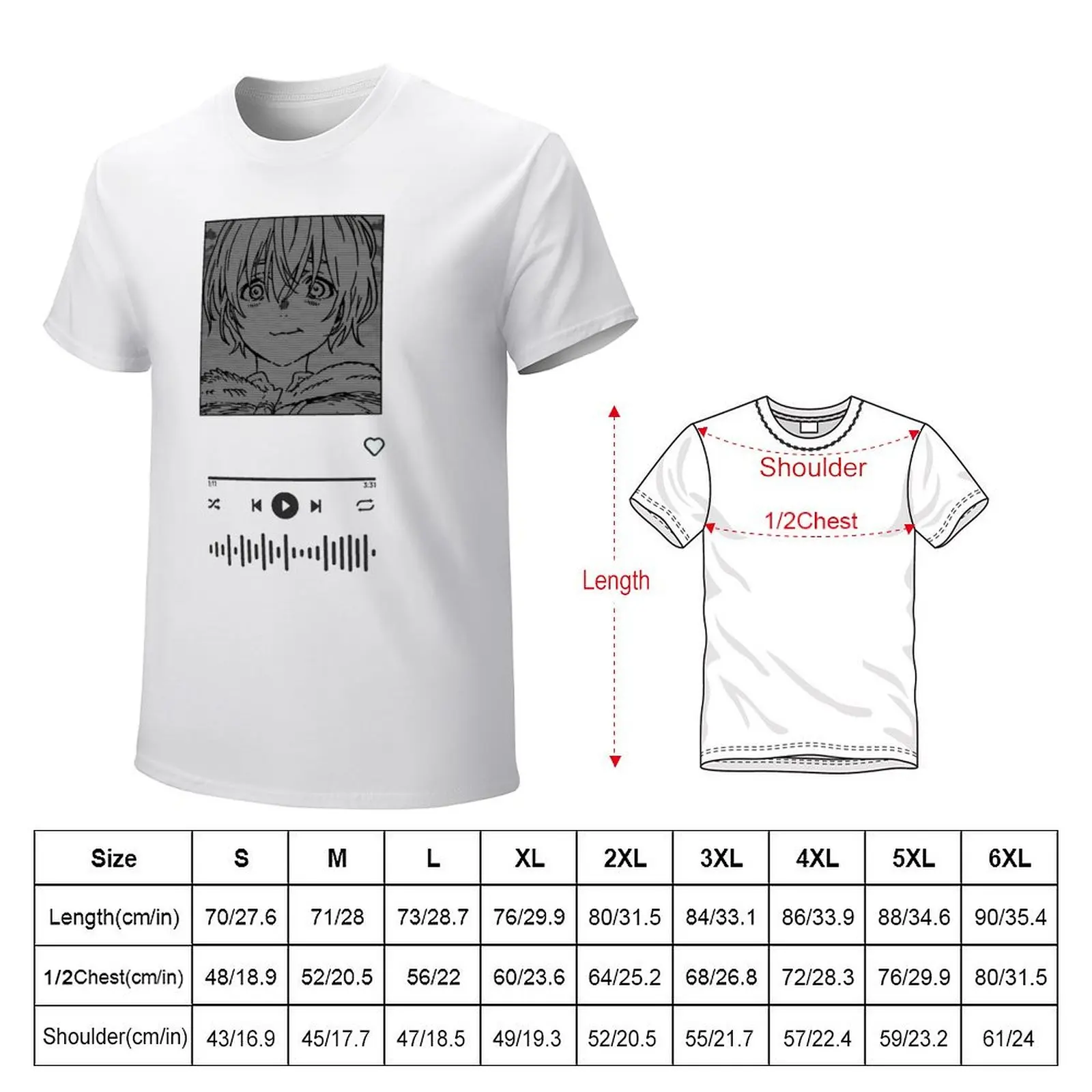 Fushi - Fumetsu no anata e - Music T-shirt for a boy oversized t shirt for men