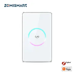 Zemismart Zigbee Smart Wave Switch Tuya Hub Required US Wall Light Interruptor Support Alexa Google Home Voice Control