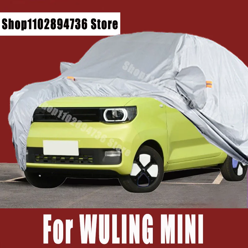 

For WULING MINI Car Covers Outdoor Sun uv protection Dust Rain Snow Protective Auto Protective cover