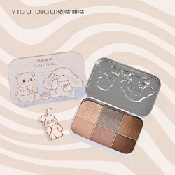 YIGU DIGU small iron box eye shadow matte pearlescent earth color diamond highlight contour eye shadow comprehensive palette