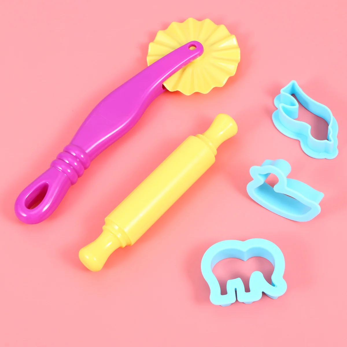 

20Pcs Smart Dough Animal Molds Kit Includes 5 Extruder Tools Creative DIY Playset for Kids Early Learning Classroom Daycare Fun